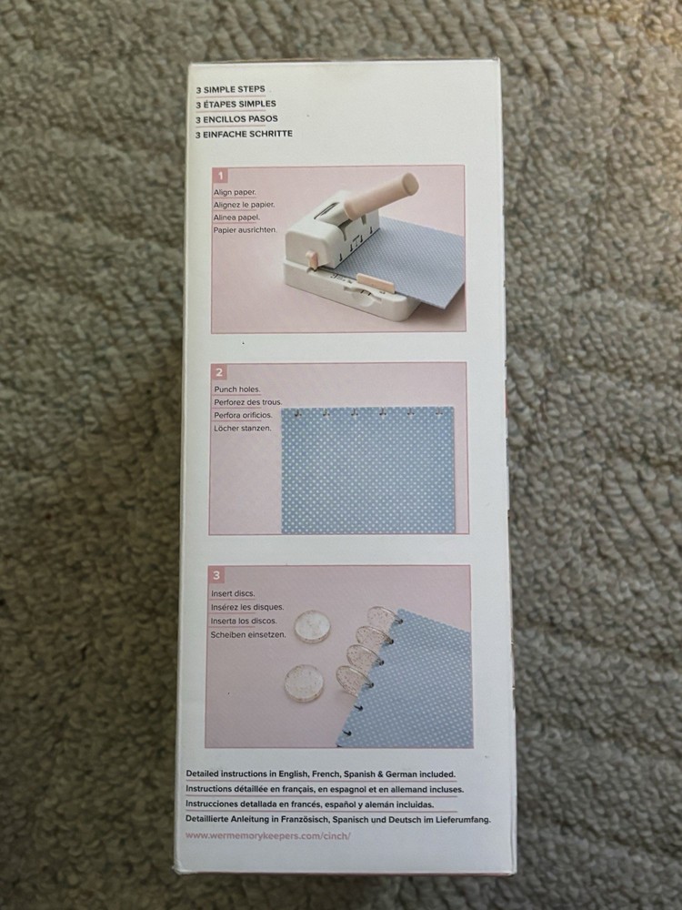 We R Memory Keepers Disc Cinch Book Binding Tool (New In Box!)