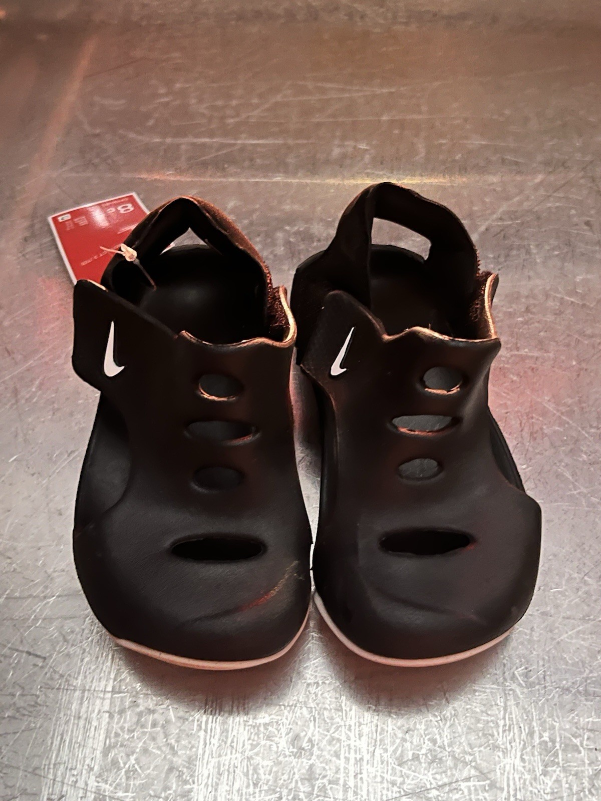 Nike Sunray Protect 3 Black Toddler Unisex Sandals Shoes Size 8C