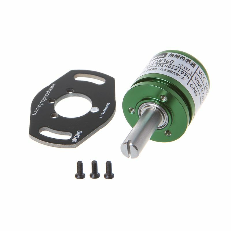 Angle Sensor Hall Effect Potentiometer Transducer Rotation Displacement DC 5V