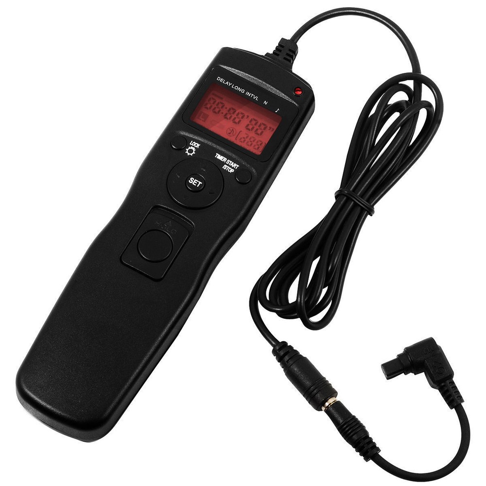 LCD Timer remote Shutter Release for Canon EOS 6D Mark II/ 5D Mark IV III II/ 7D