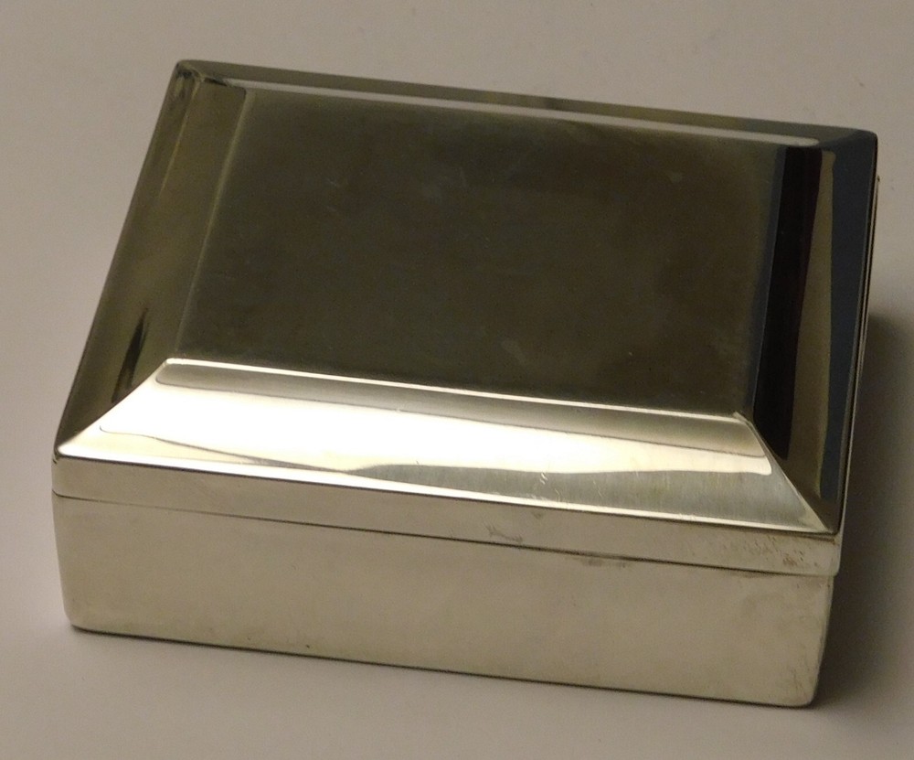 Cartier Art Deco Sterling Silver Box 152g