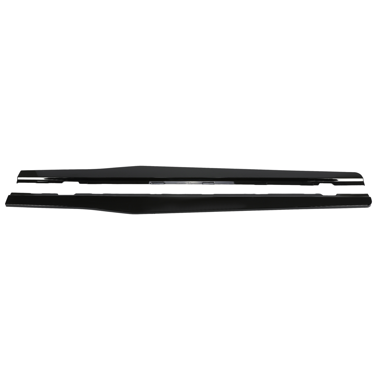 Side Skirts Extension For 2010-15 Chevy Camaro SS LS LT Gloss Black Rocker Panel