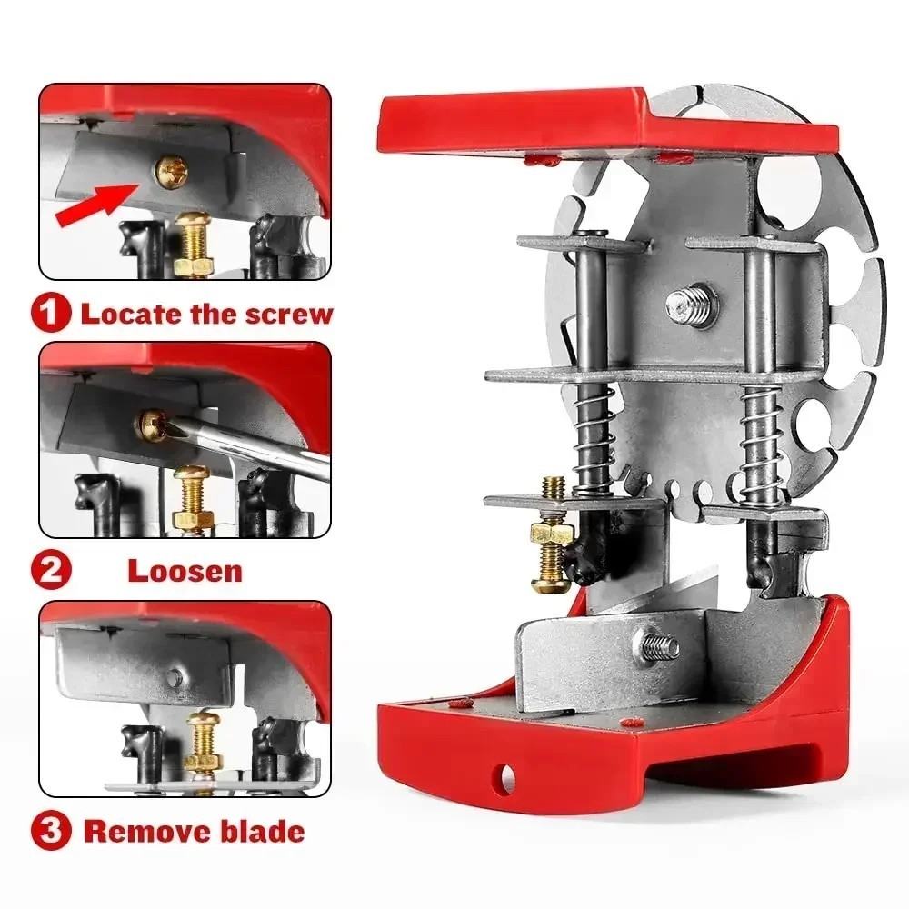 Wire Stripper Tool Portable Cable Stripping Machine 10 Blades.