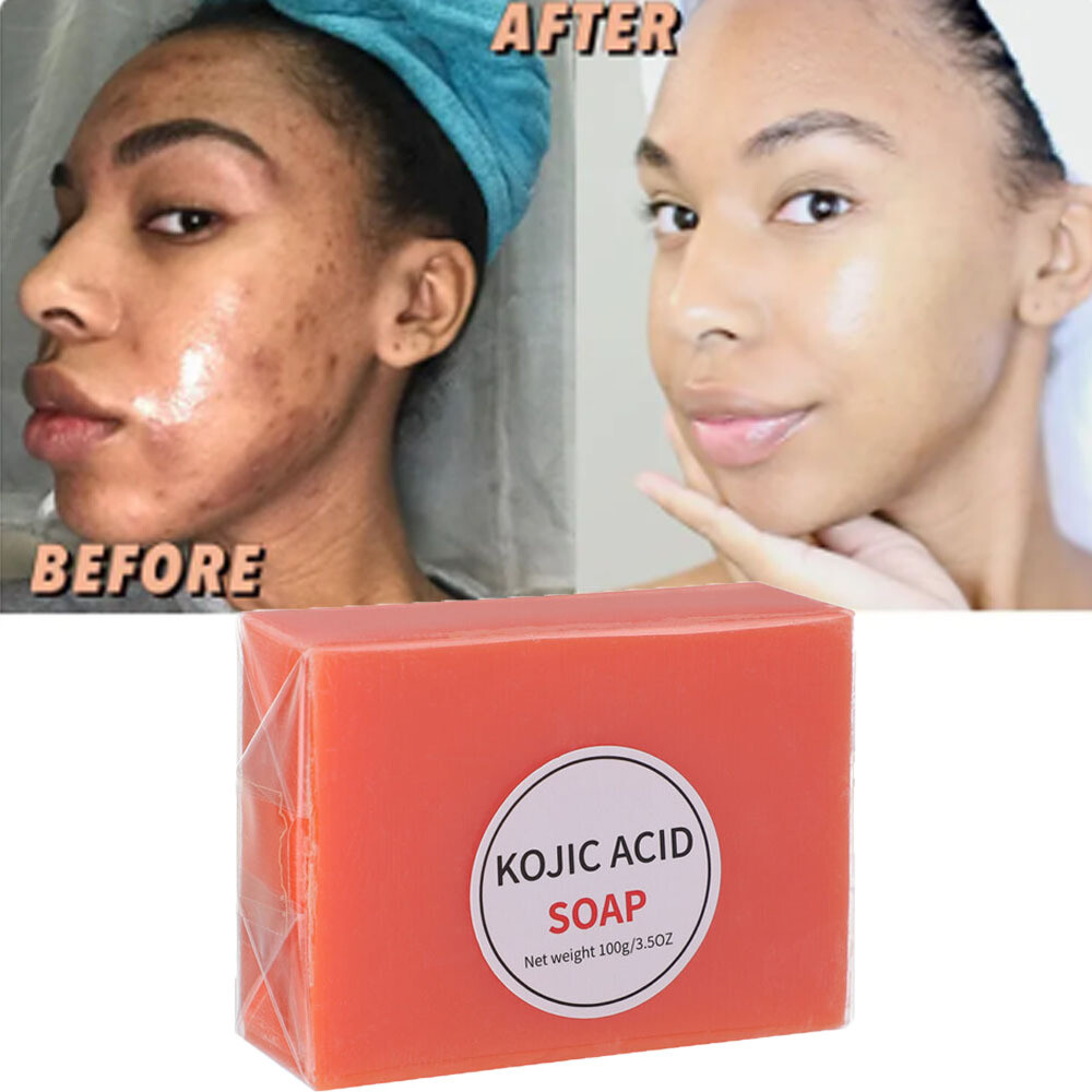 Kojic Acid Soap Dark Skin Whitening Bleaching Lightening Brightening Face & Body