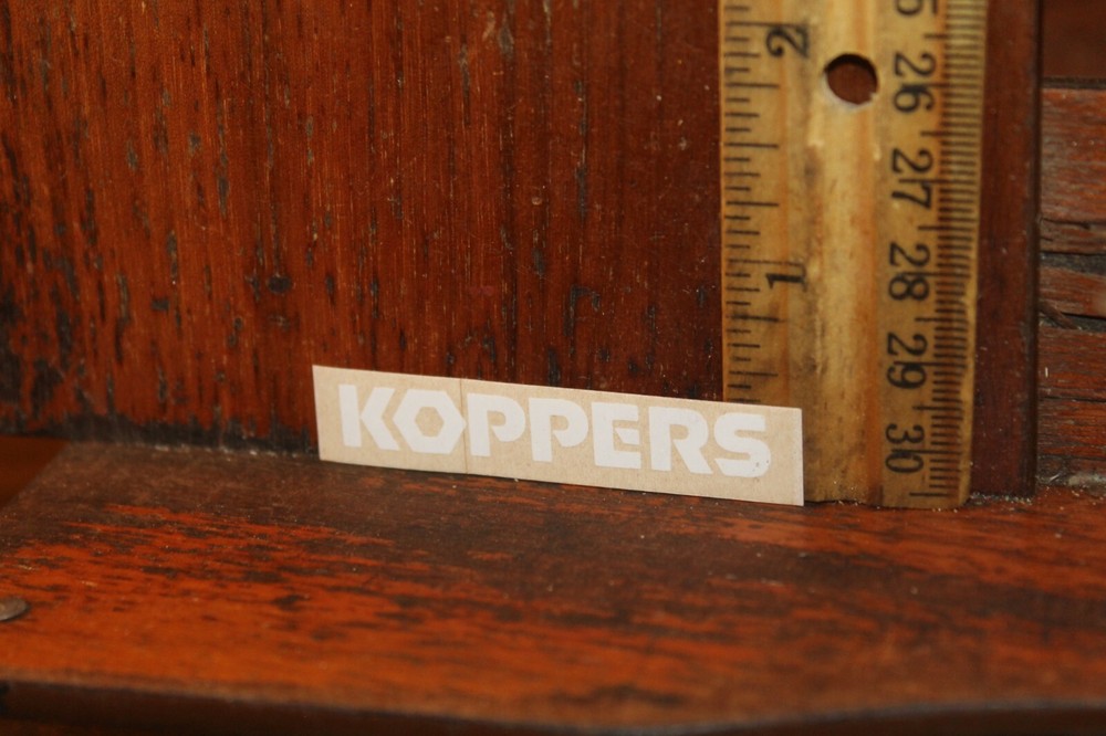 Vintage Coal Mining Decal Sticker Koppers