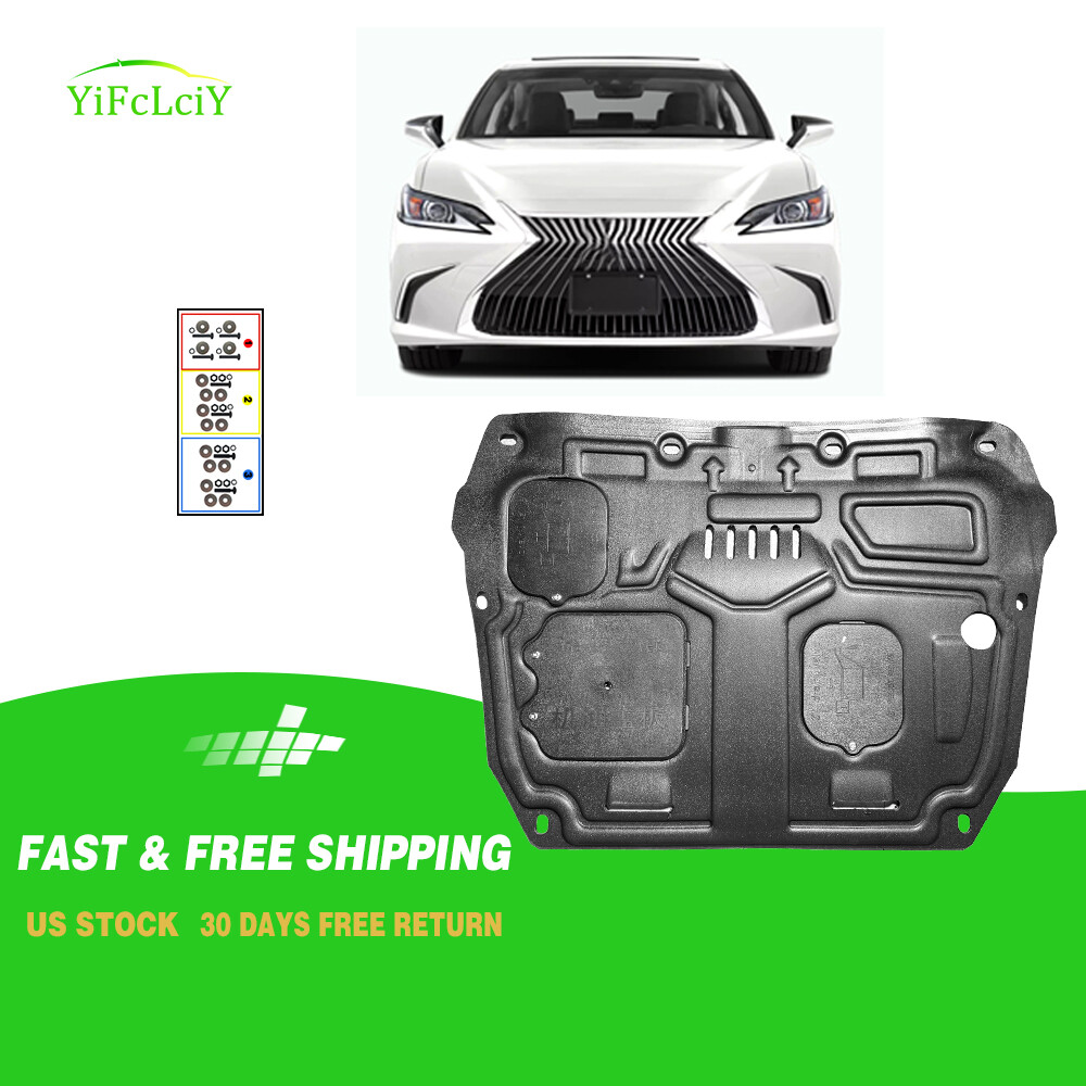 Thick Engine Splash Shield For Lexus ES300H 2019-2024 Front Engine Guard Hard