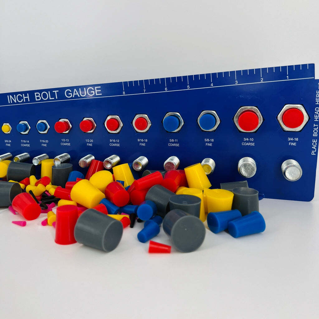 High Temp Masking Supply 235 Piece Silicone Rubber Plug Set - 1/32" to 1" Range