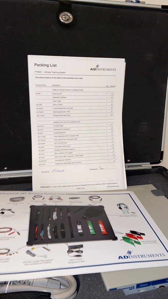 ADInstruments PowerLab 26T ML856 Data Acquisition Unit Teaching Series ~