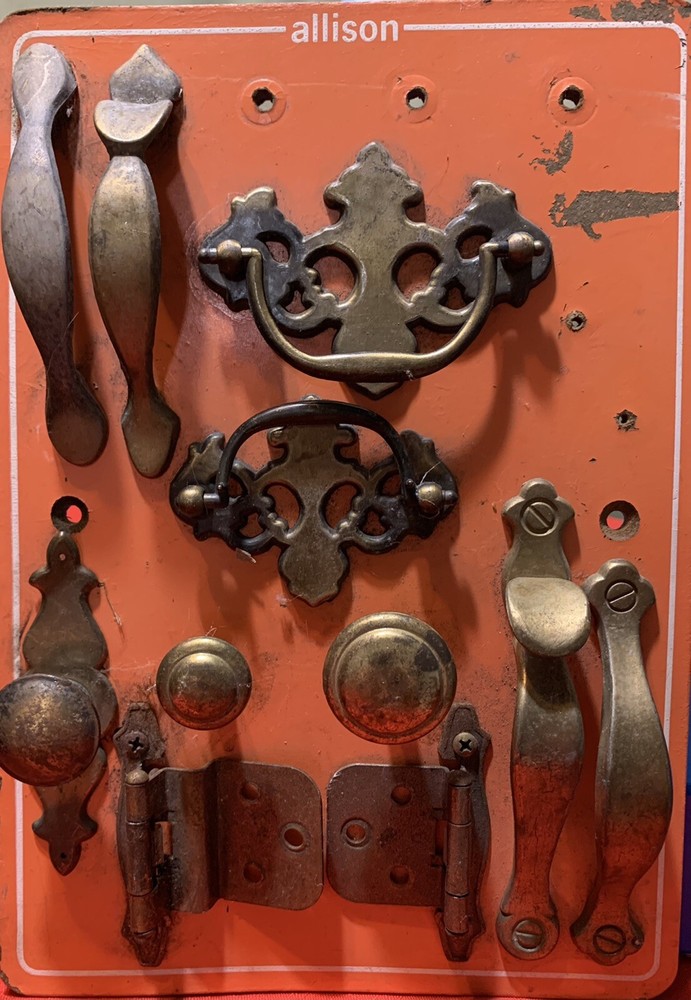 Allison Drawer Pulls & Handles Salesman sample HTF RARE Vintage #S6