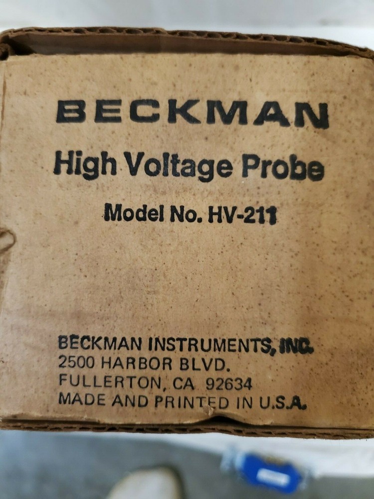 Beckman High Voltage Probe  HV-211