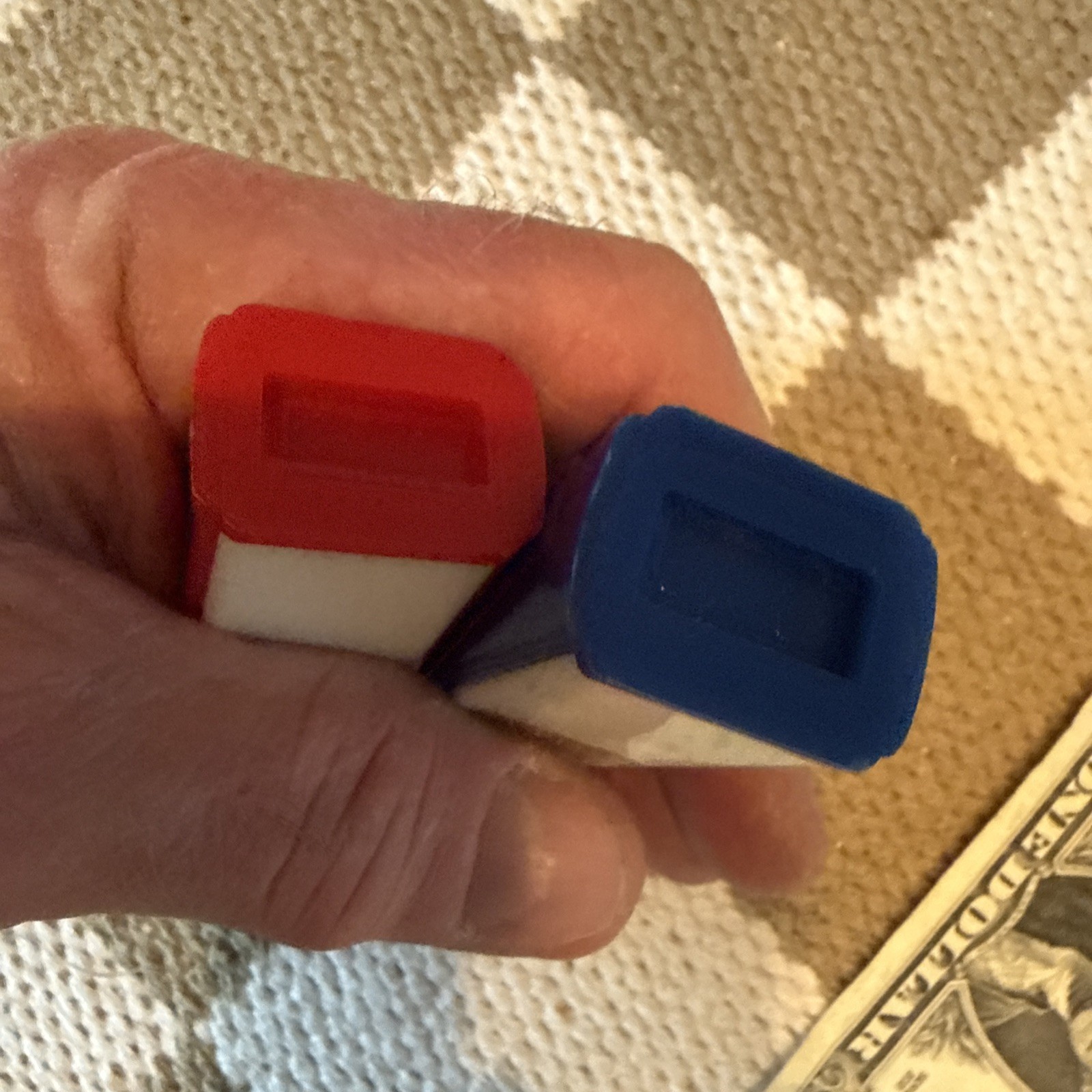 Vintage 1950 S Plastic ESSO Gas Pump Salt And Pepper Shakers