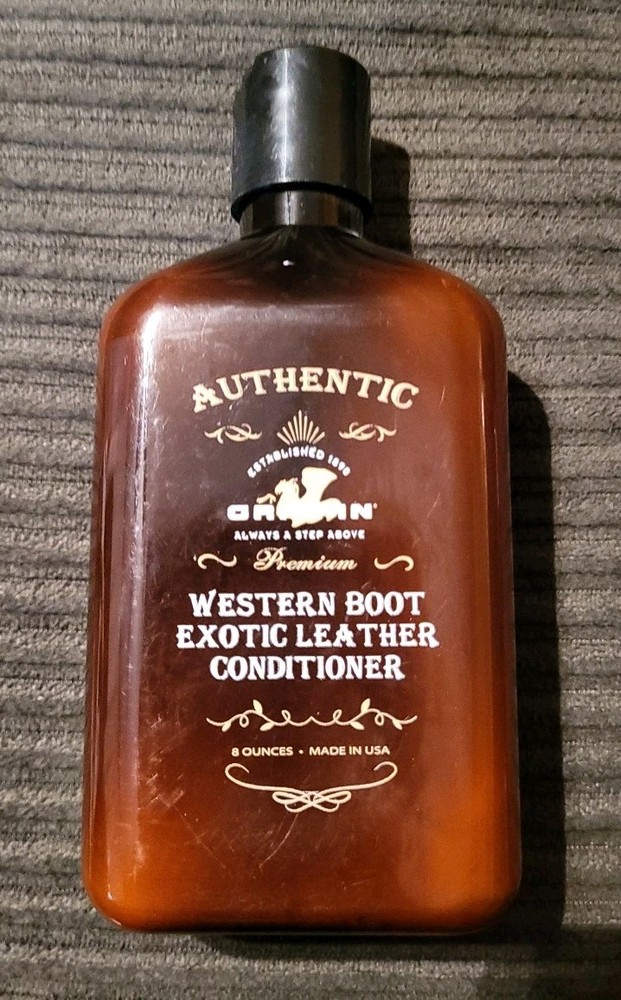(3) Griffin Authentic Western Boot Exotic Leather Conditioner 8oz