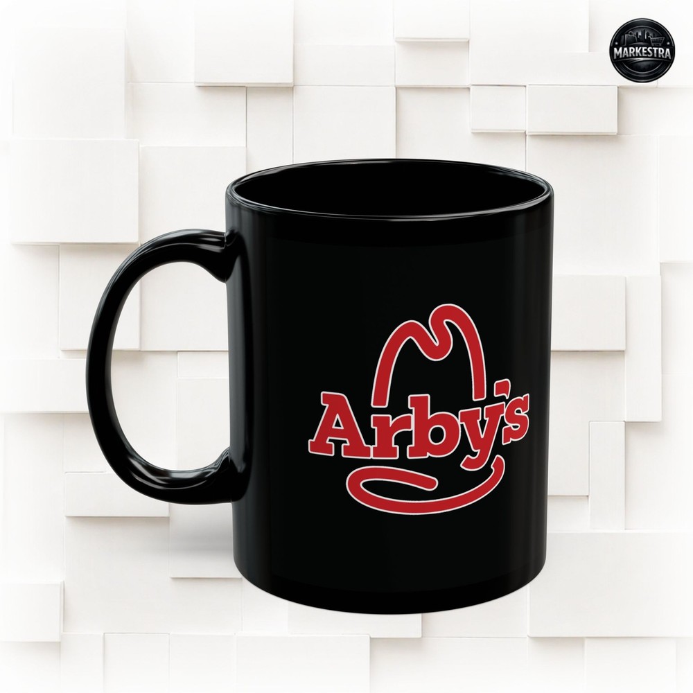 Arby's Restaurant Logo Premium Black Coffee Mug