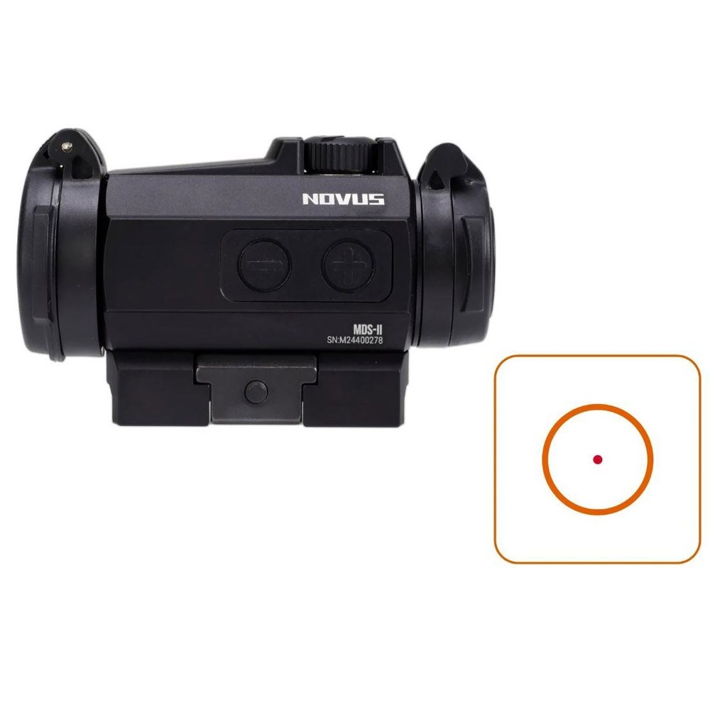 Novus Precision Airsoft Optic Micro Waterproof Red Dot Sight MDS2 Black