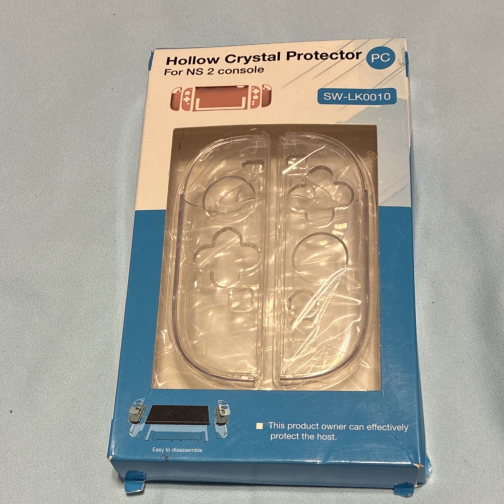 Clear PC Protector Case for Nintendo Switch NS 2 Console SW-LK0010, Easy