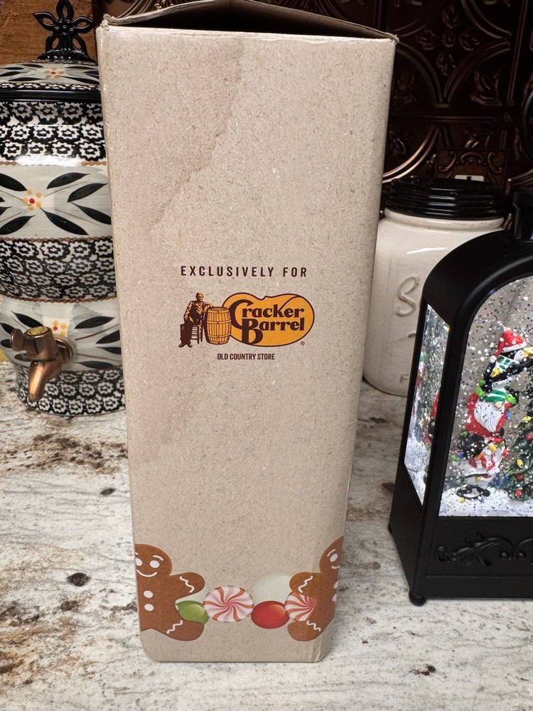 Christmas Friends Glitter Globe Cracker Barrel