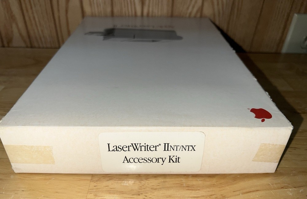 1988 Apple LaserWriter II NT/NTX Printer Accessory Kit Box Manual +Inserts NICE!