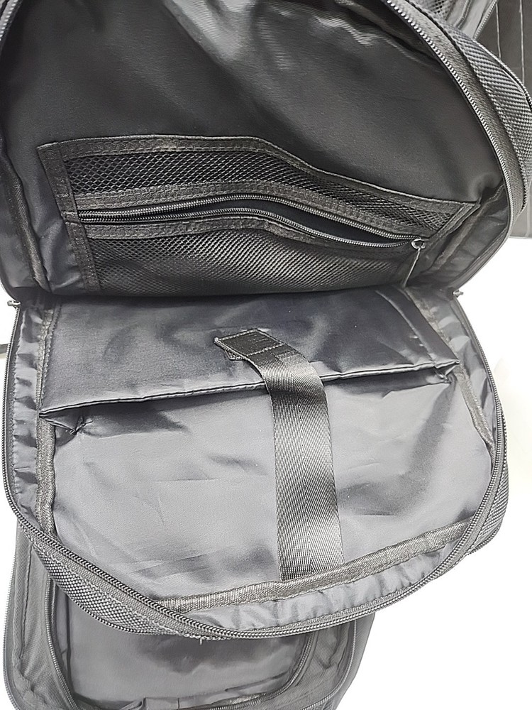 SP Black Backpack /lots Of Space