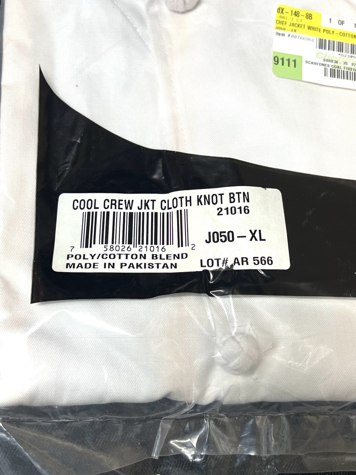 Chef Revival Chef's Cool Crew Jacket XL Chef Coat, Qty 4