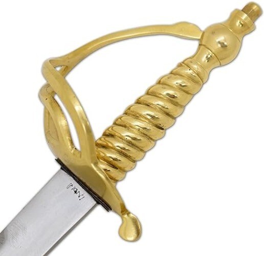 32" Revolutionary War Battle of Bunker Hill Combat Ready Sword with Scabbard