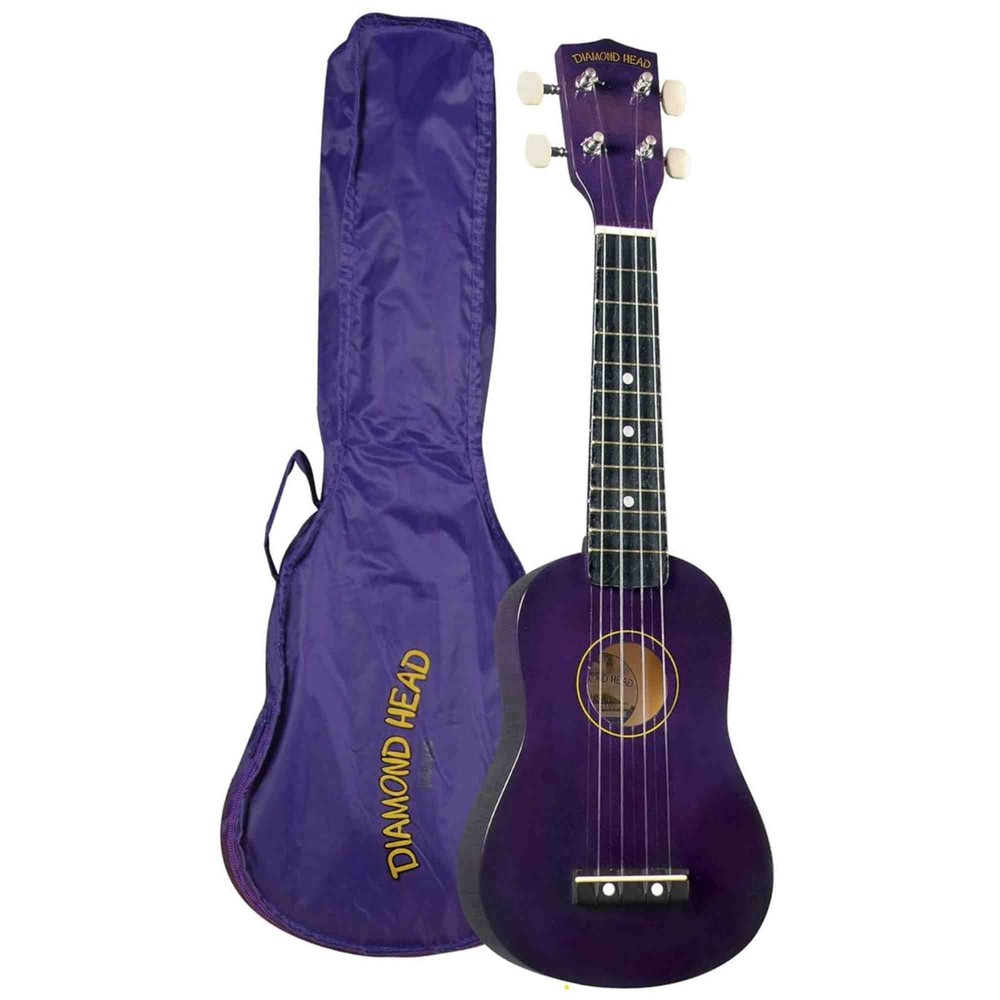 Diamond Head Soprano Ukulele | Purple