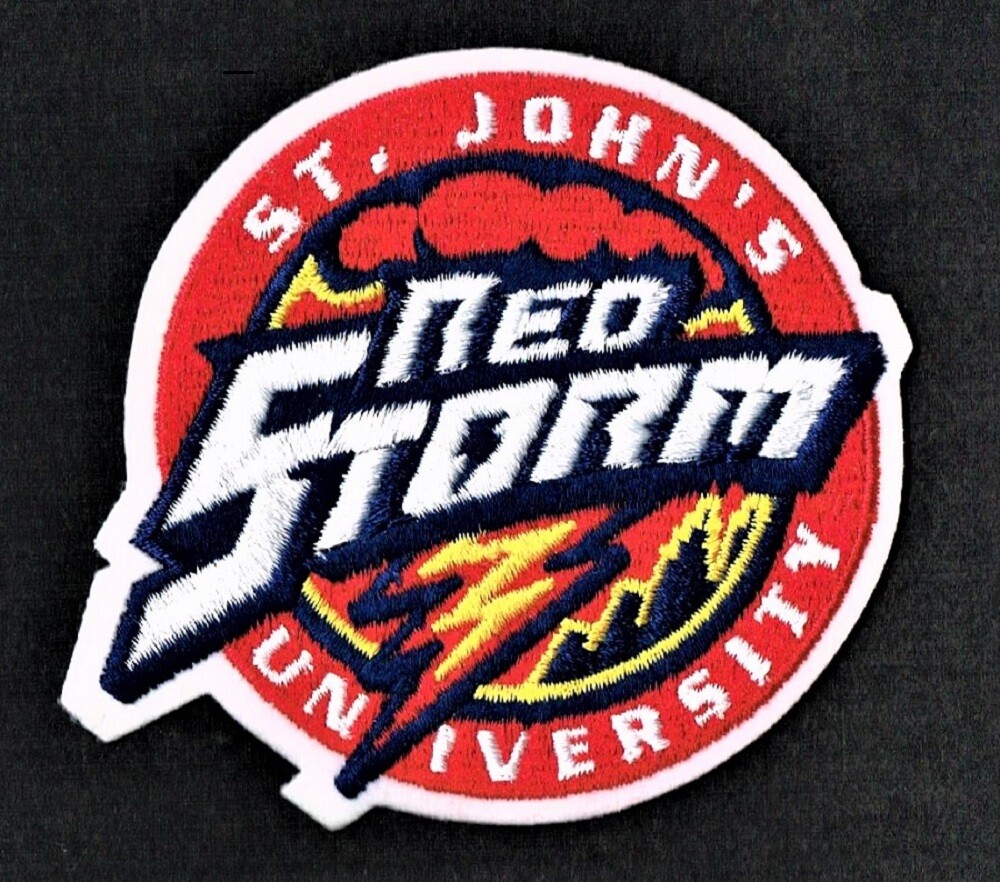 ST. JOHNS RED STORM EMBROIDERED COLLEGE JERSEY PATCH
