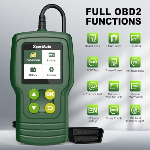 C302 OBD2 Scanner Code Reader for Car Check Engine, Automotive CAN Diagnostic