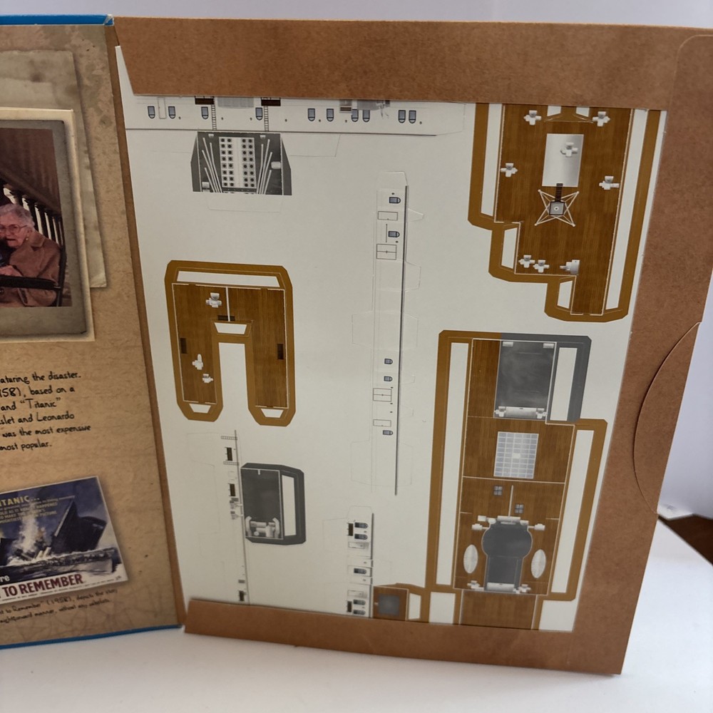 The White Star Line Titanic Notebook Pop Ups ,flaps Foldouts 2011 EUC