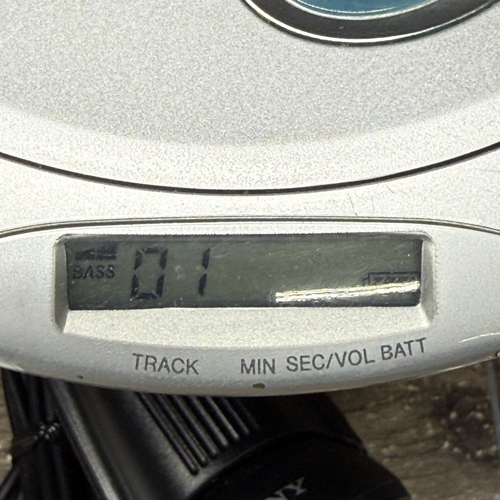 Sony Walkman D-E356CK Car Ready Portable CD Player ESP Max Silver