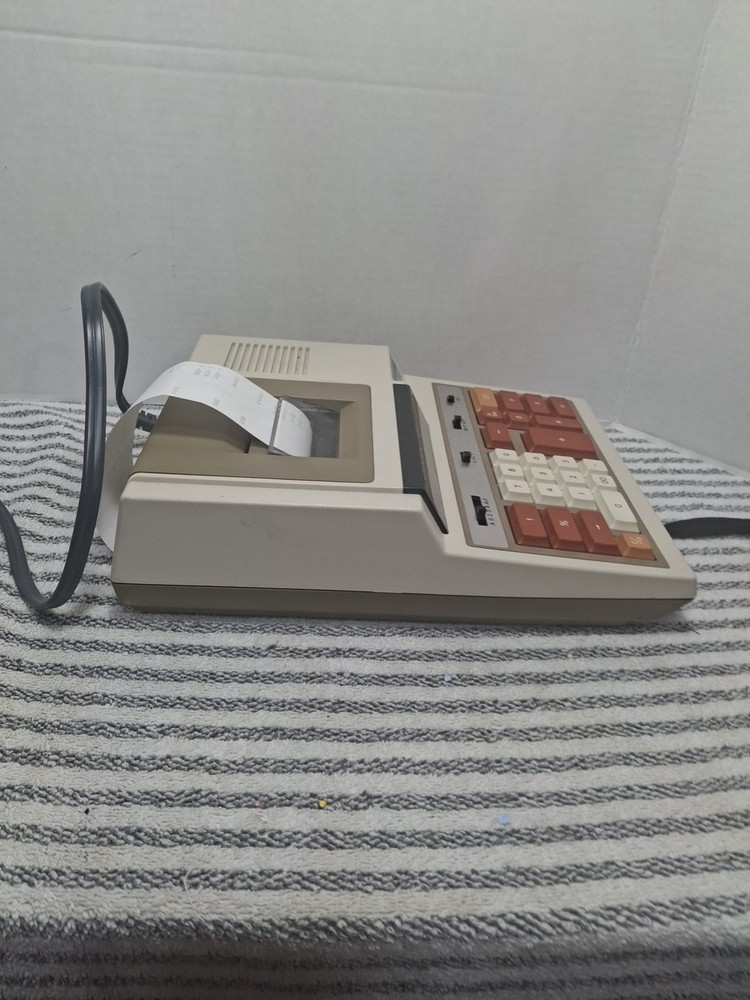 Vintage 1970s BMS-1201PD Adding Machine Large Printing Calculator Tested/Working