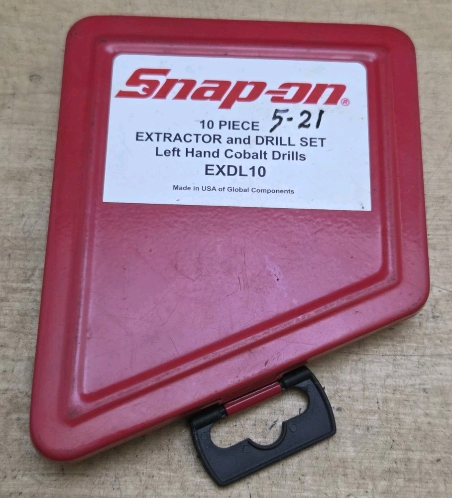 Snap On Steel Case For EXDL10 Extractor & Drill Set