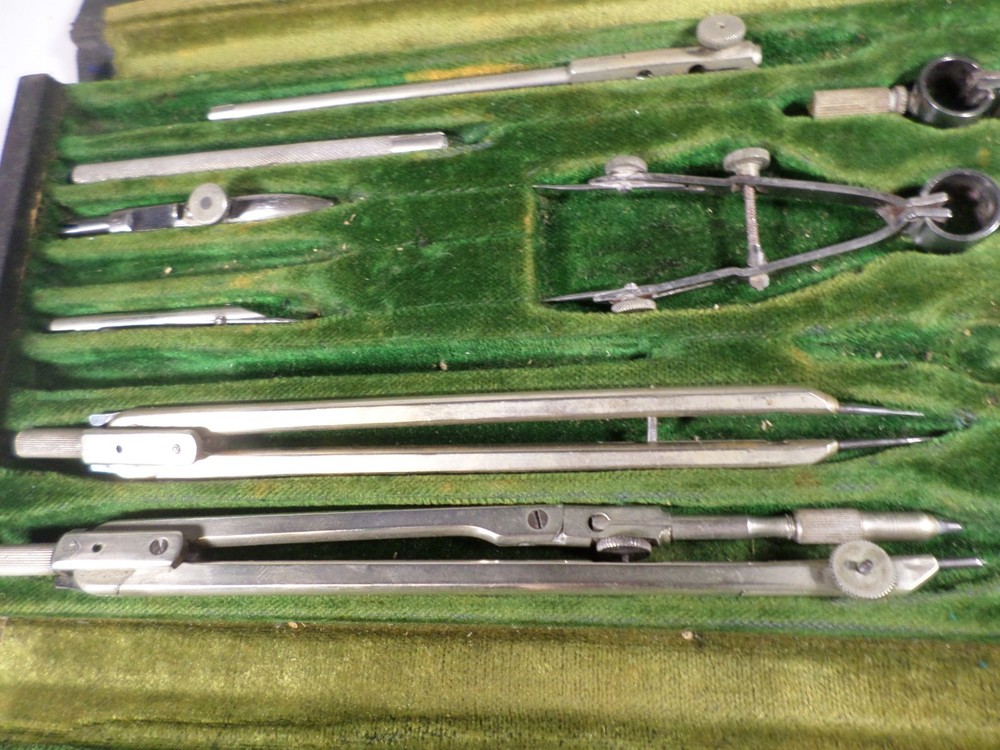 Vintage German Dietzgen Drafting Sets INCOMPLETE