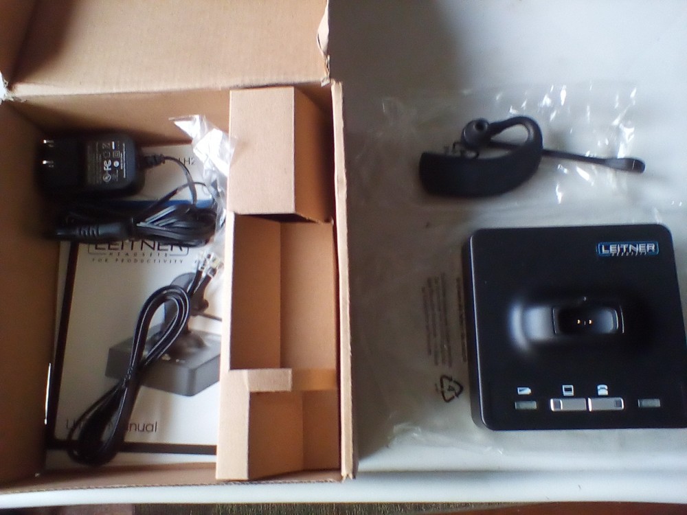 Leitner LH280 | Wireless Office Headset w/ Microphone Computer/Telephone Headset
