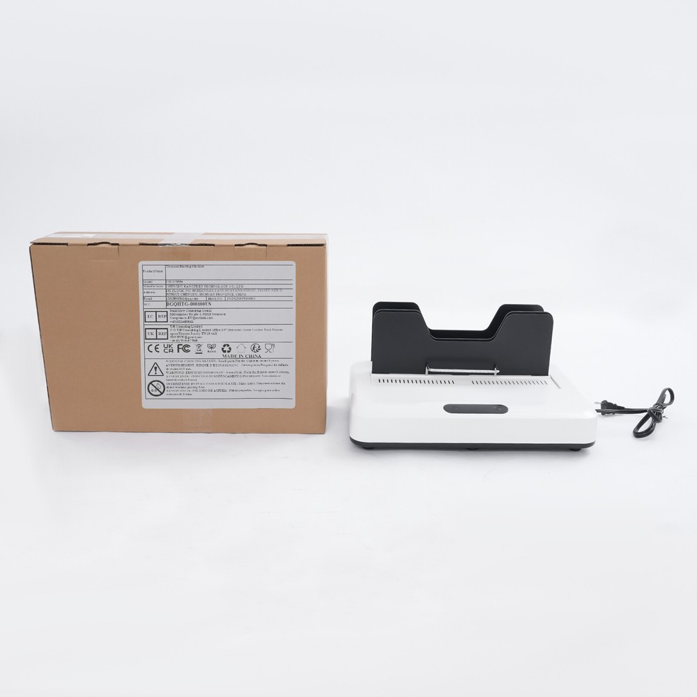 Thermal Binding Machine, No Preheat Time Heat Binding Device with 20PCS Covers