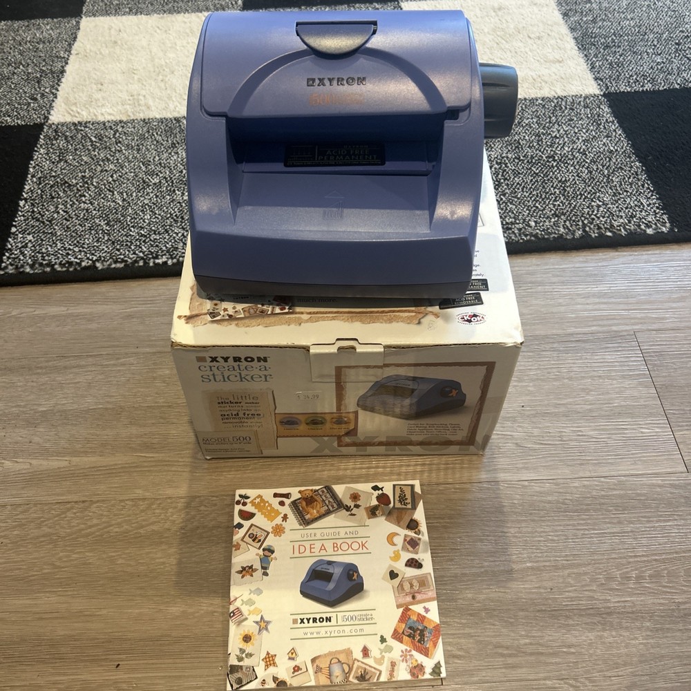 purple Xyron Model 500 Create-A-Sticker machine