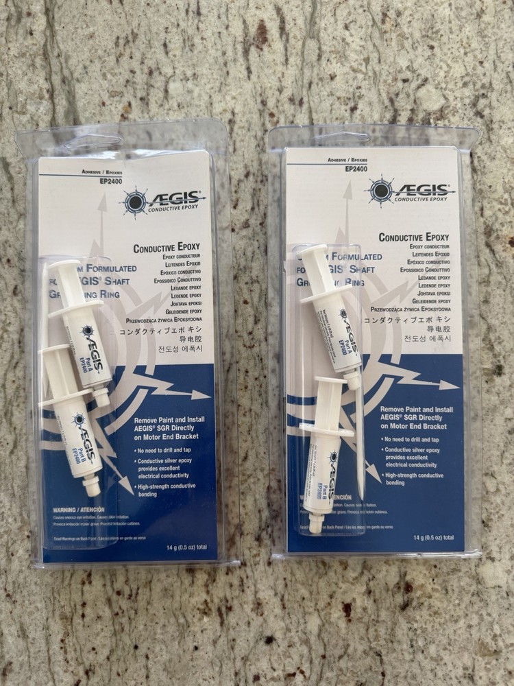 (2) AEGIS EP2400 Conductive Epoxy kit