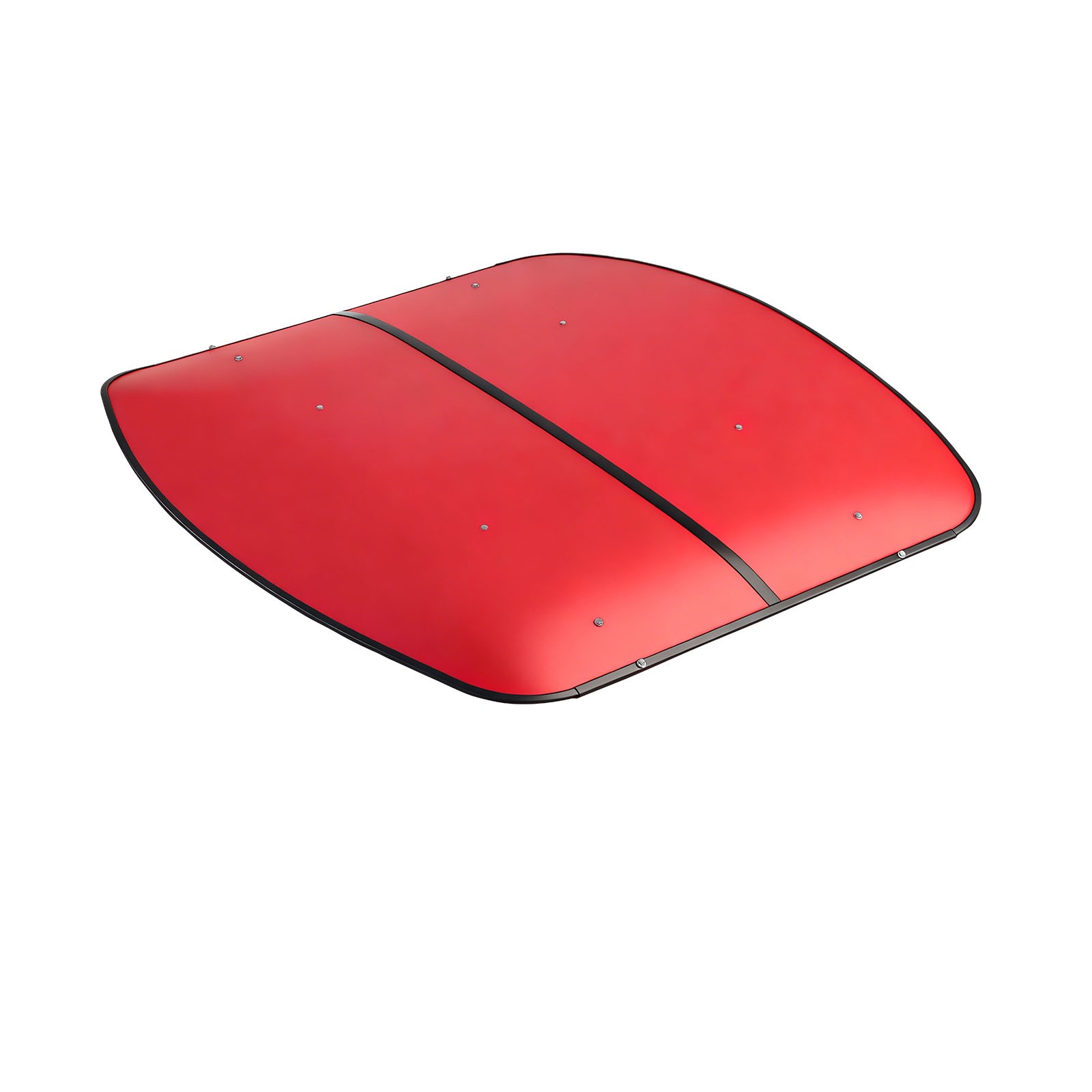 Shield Tuff Top Tractor Canopy For 2" x 2" or 2" x 3" ROPS 48" X 52" Red NEW