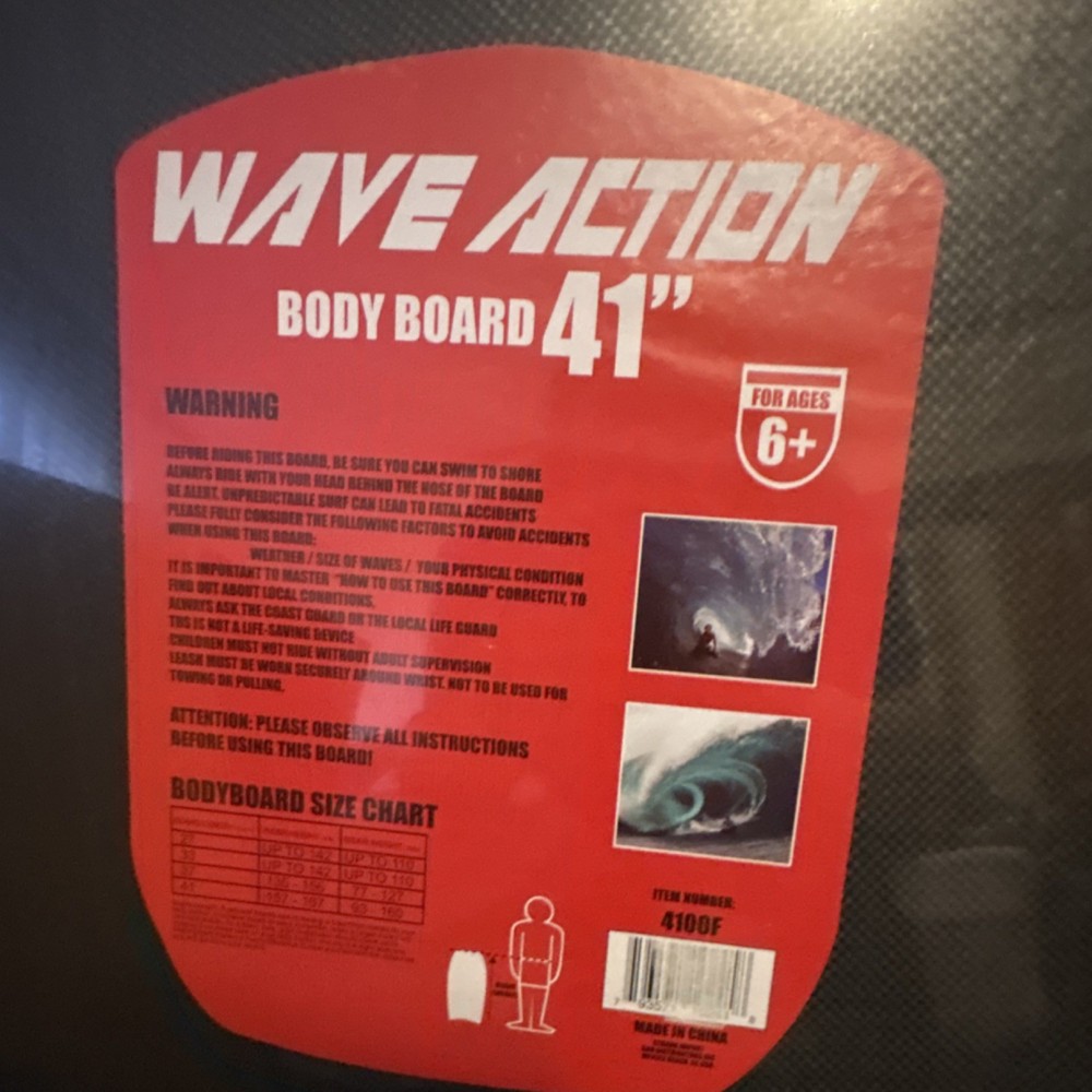 Wave Action 41" Bodyboard MPN 4100F