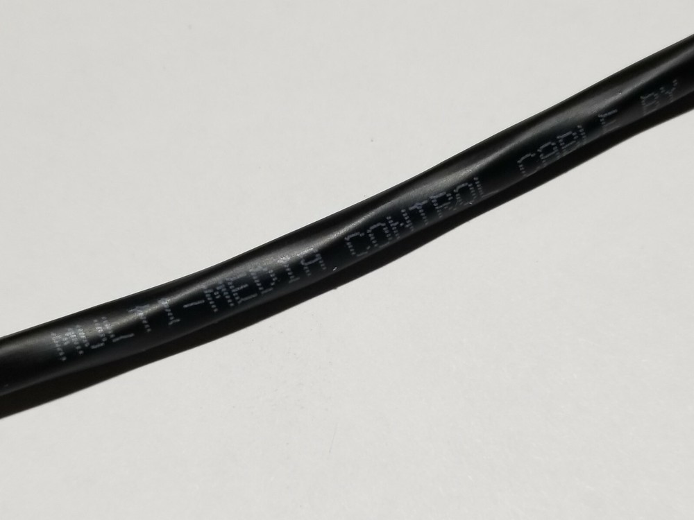 Belden 1392P 18/2C + 22/1P Shielded Plenum Media Control Cable FFEP Black /50ft