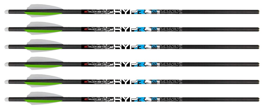 Killer Instinct Crossbows Hypr Lite 20" Crossbow Bolts (6-Pack)