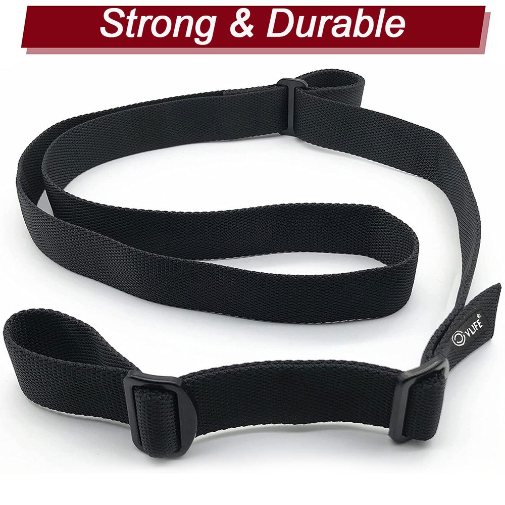 Two 2 Point Rifle Sling Nylon Tactical Gun Sling Adjustable Strap with Fast Loop