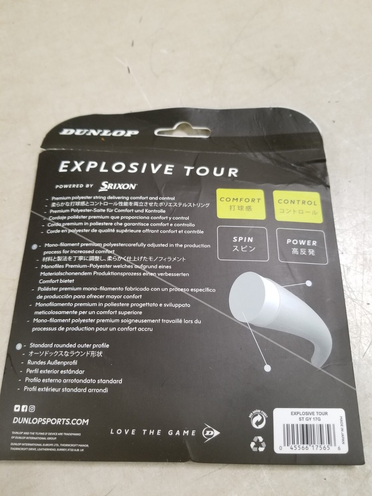 Dunlop Explosive Tour 17g Tennis String Set
