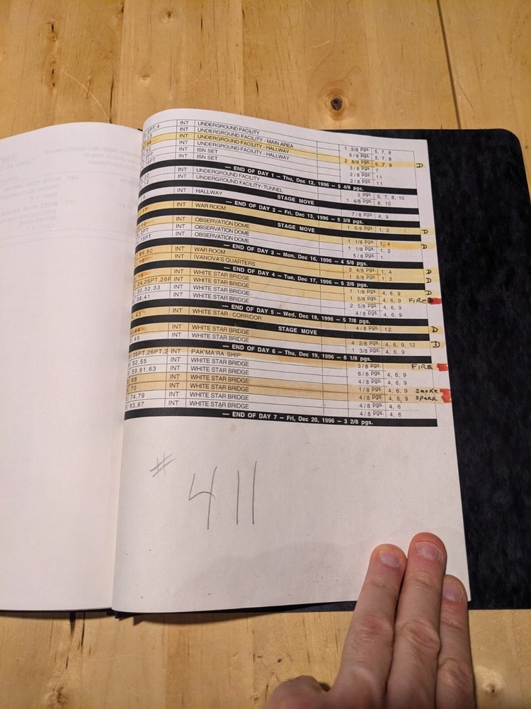 Babylon 5 Original Production Script ~ Lines of Communication