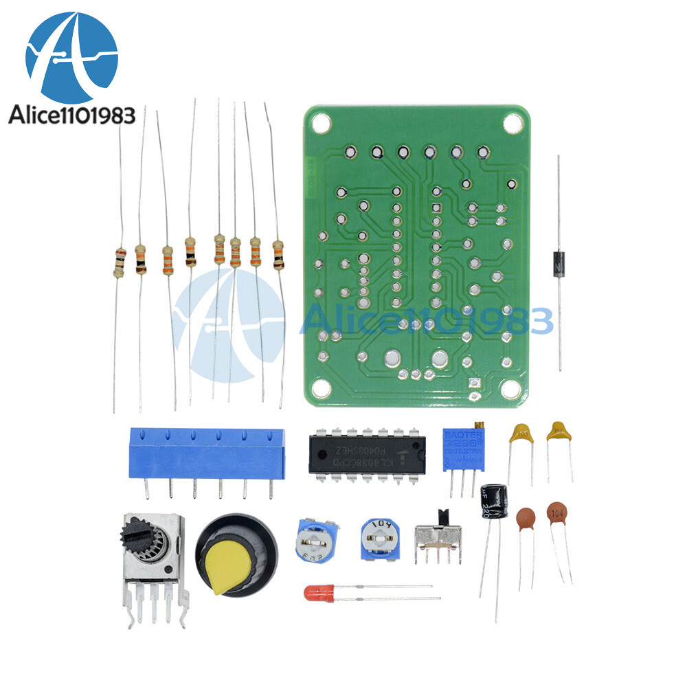 ICL8038 Monolithic Function Signal Generator Module Sine Square Triangle KIT