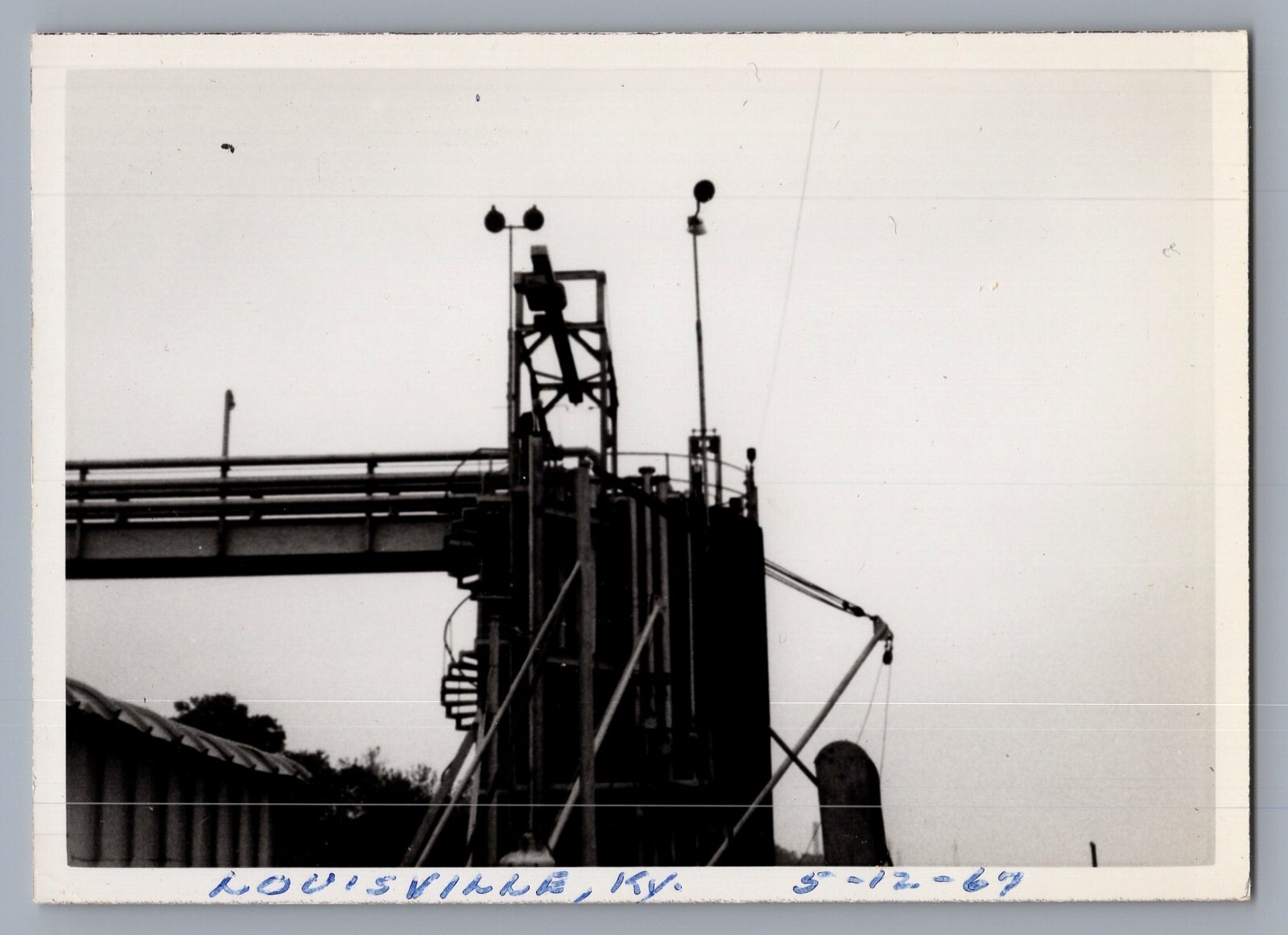 1967 Gulf Oil & Gas Vintage 4.25 x 3" Photo Pipeline Louisville, Kentucky   9449
