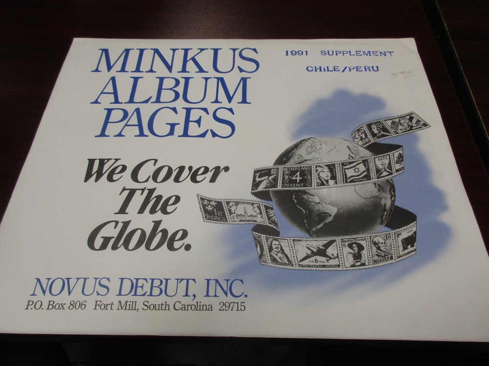 "MINKUS"  1991  SUPPLEMENT CHILE, PERU  W/FREE SHP.
