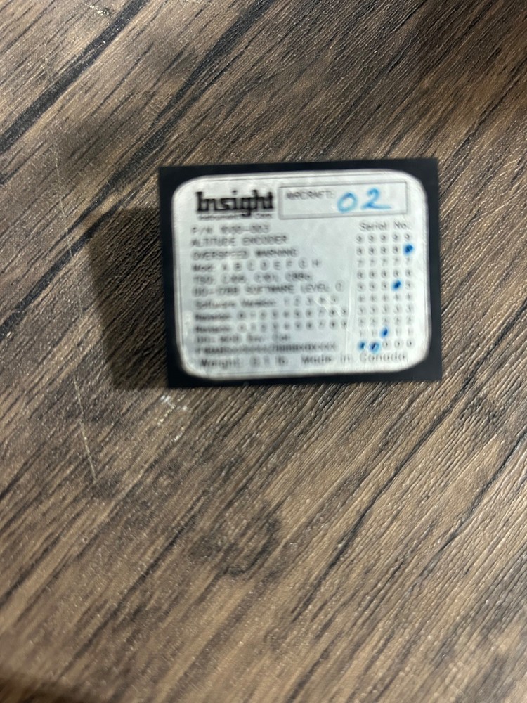 Insight Encoder.     Add encoder output from you TAS 1000