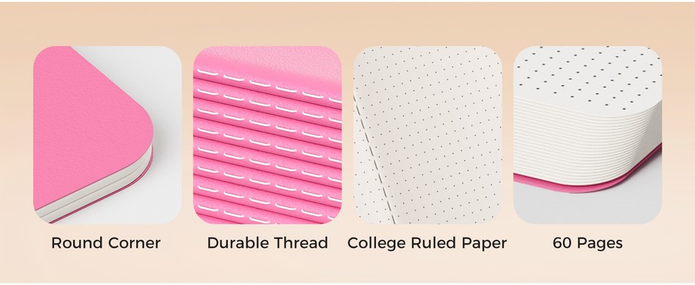 Lar Colorful Dot Grid Notebook Journals Bulk with Thi Dotted Grid