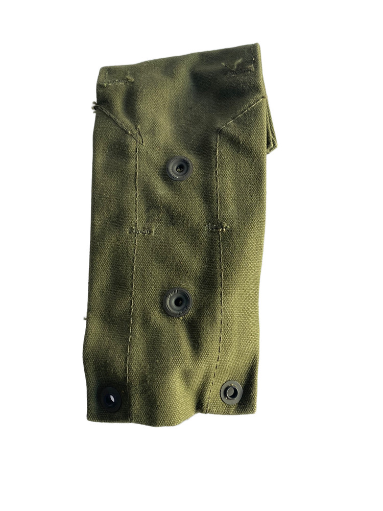 WWII US Military Army M1 Garand Rifle Clip Pouch OD Green Canvas Original