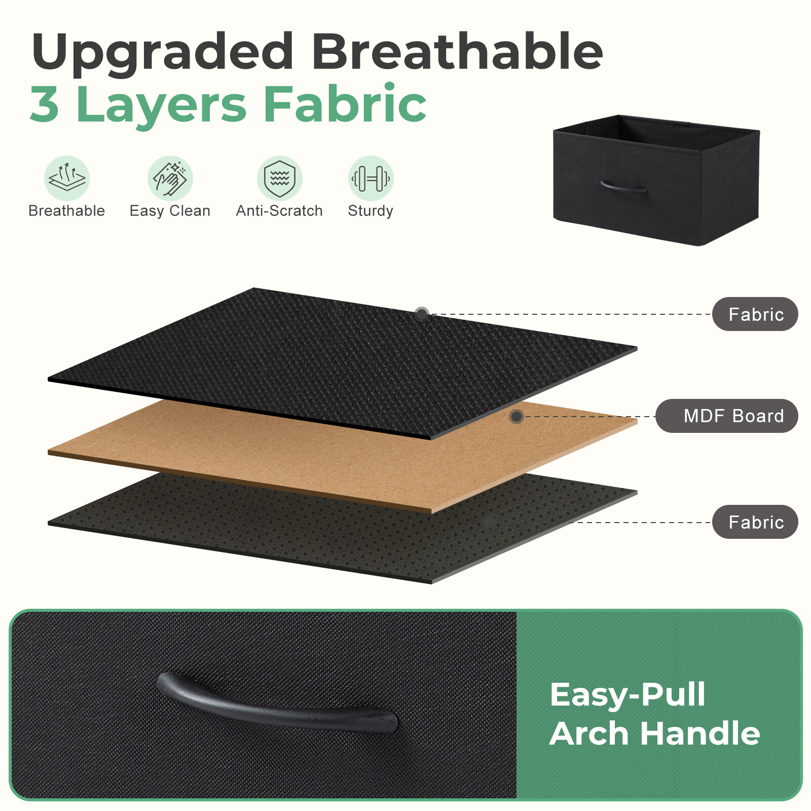 Set of 2 Nightstand End Tables with 2 Drawers - Small Dresser for Bedroom